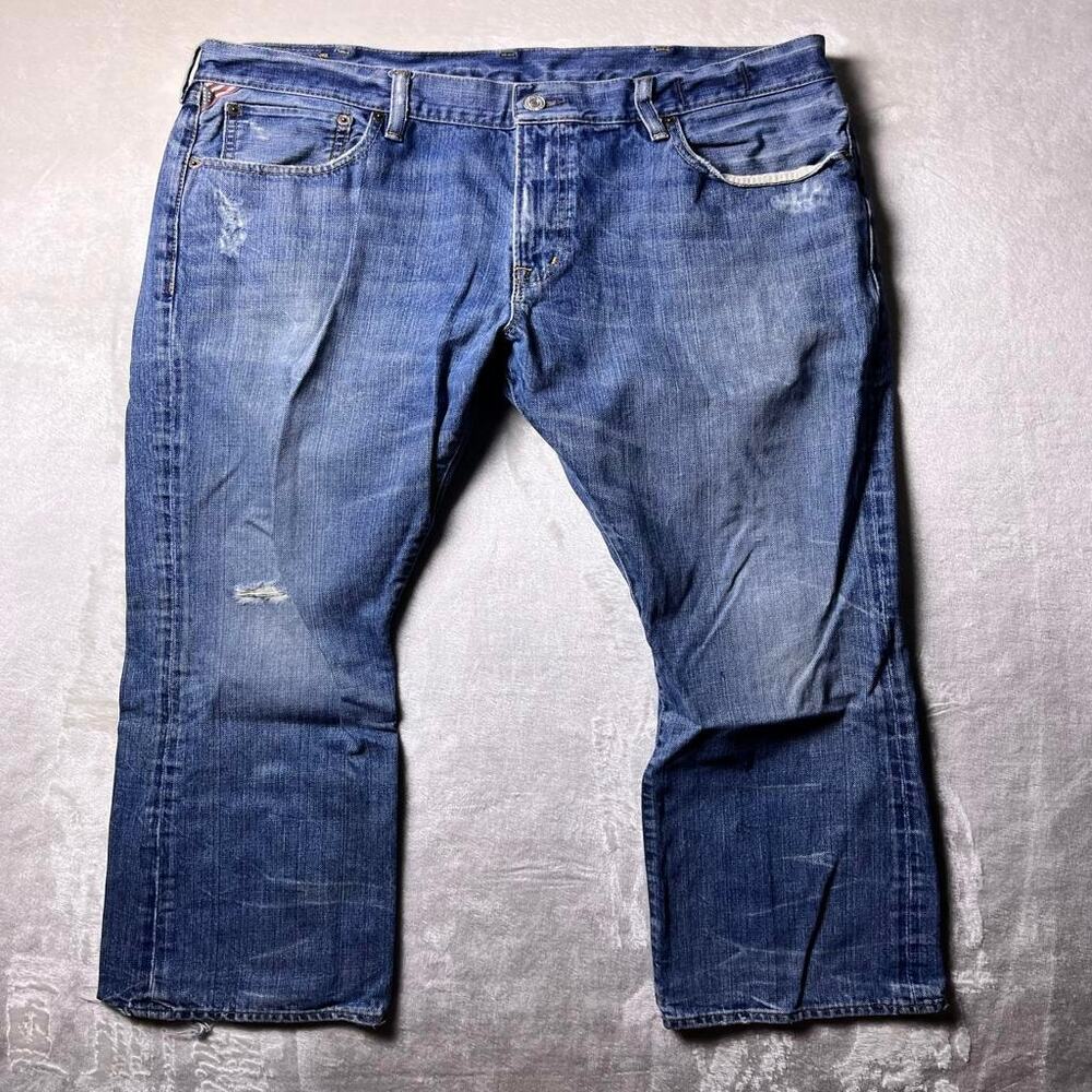 VTG Ralph Lauren Denim & Supply Bootcut Denim Jeans Men's 38x30 Distressed Wear